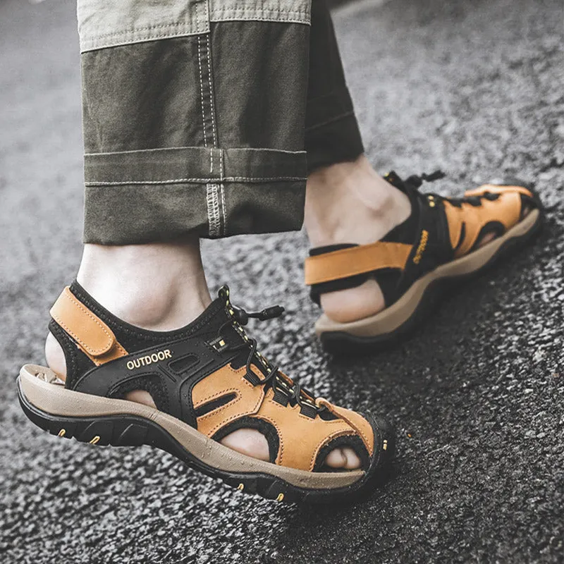 Men Summer Fashion Outdoor Leather Sandals