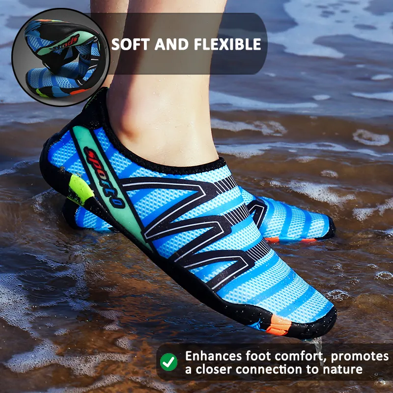 Men's Barefoot Water Shoes Quick Dry Breathable Lightweight Aqua Socks Swimming Beach Shoes Outdoor Fitness Cycling Shoes