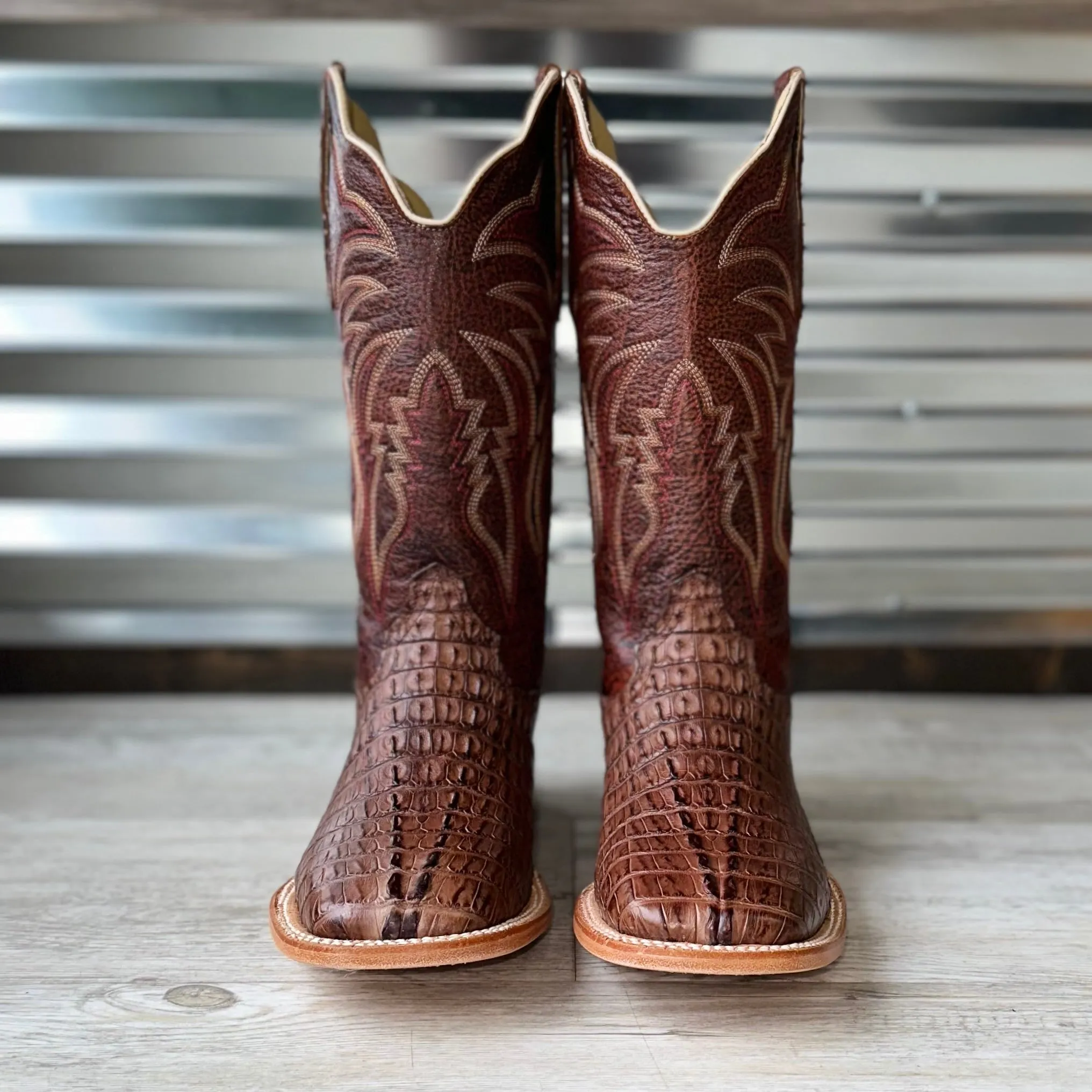 Men's R. Watson Hornback Caiman Tail Boots