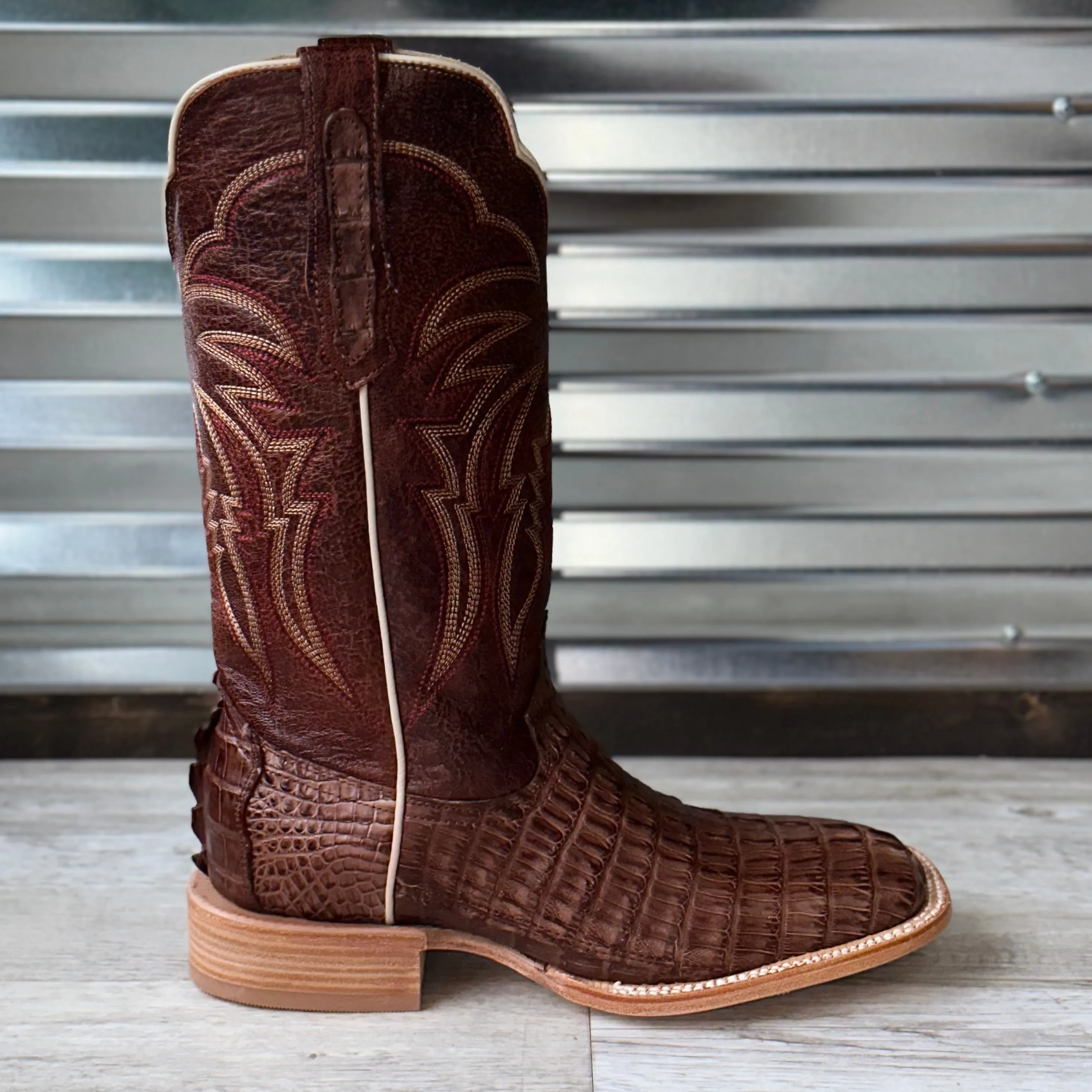 Men's R. Watson Hornback Caiman Tail Boots