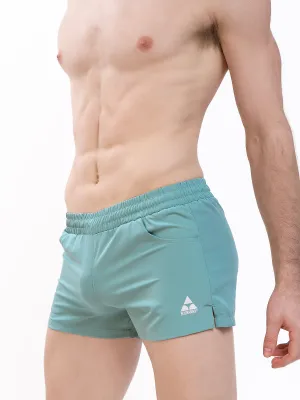 Men's Square Cut Woven Gym Short