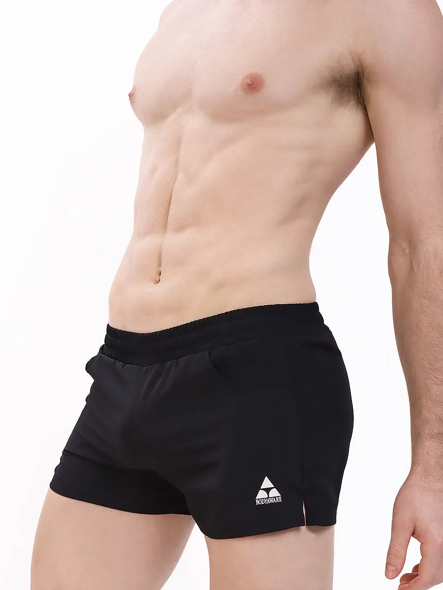 Men's Square Cut Woven Gym Short