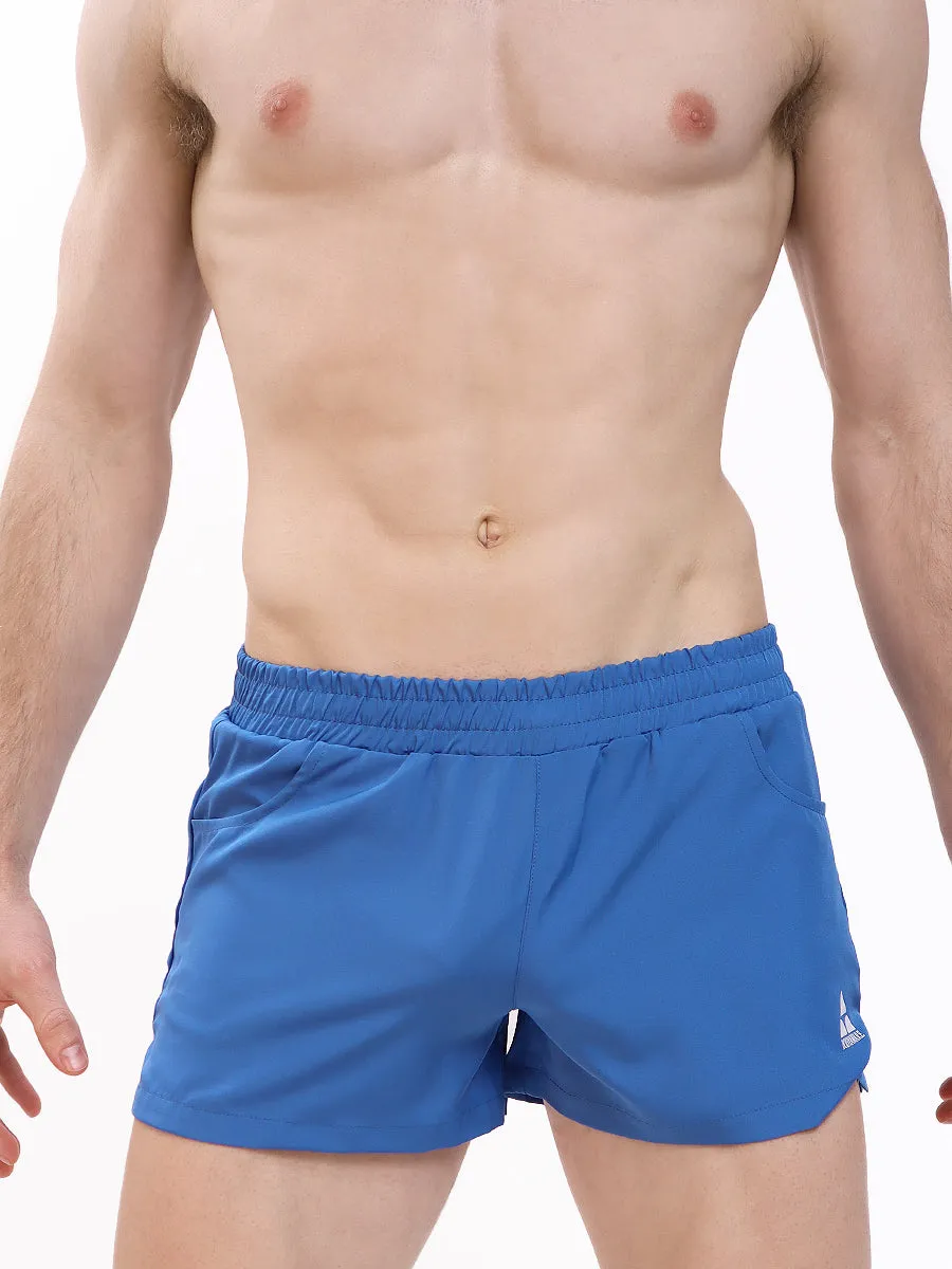 Men's Square Cut Woven Gym Short