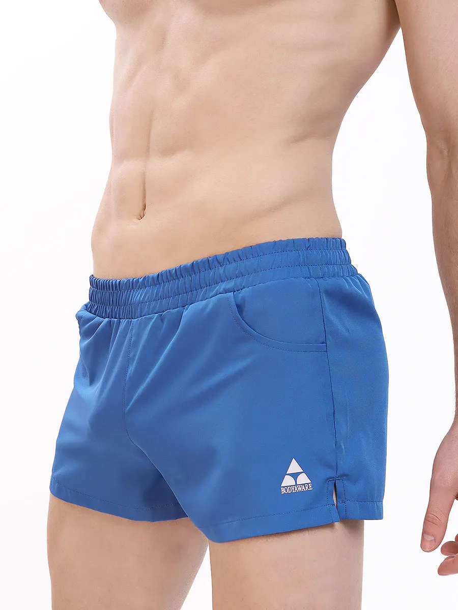 Men's Square Cut Woven Gym Short