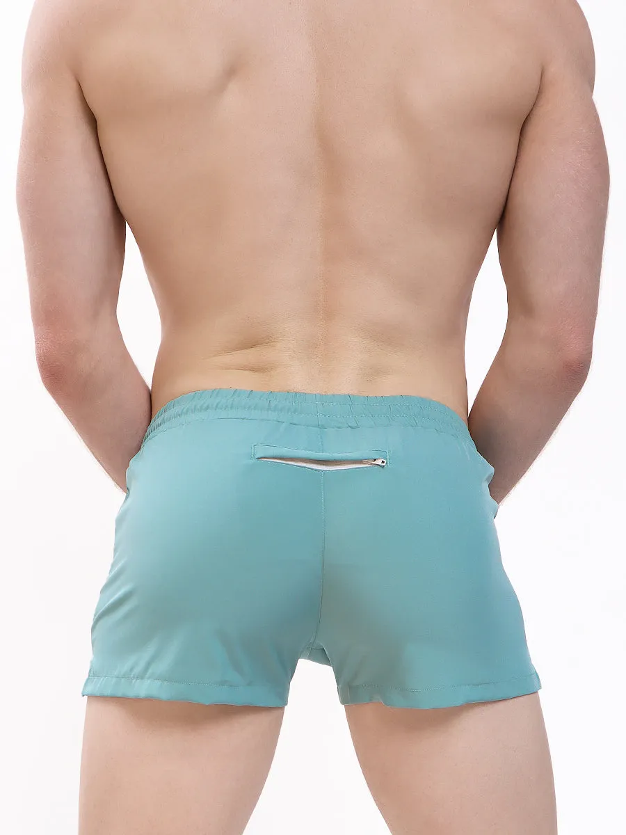 Men's Square Cut Woven Gym Short