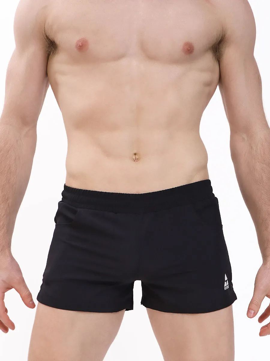 Men's Square Cut Woven Gym Short