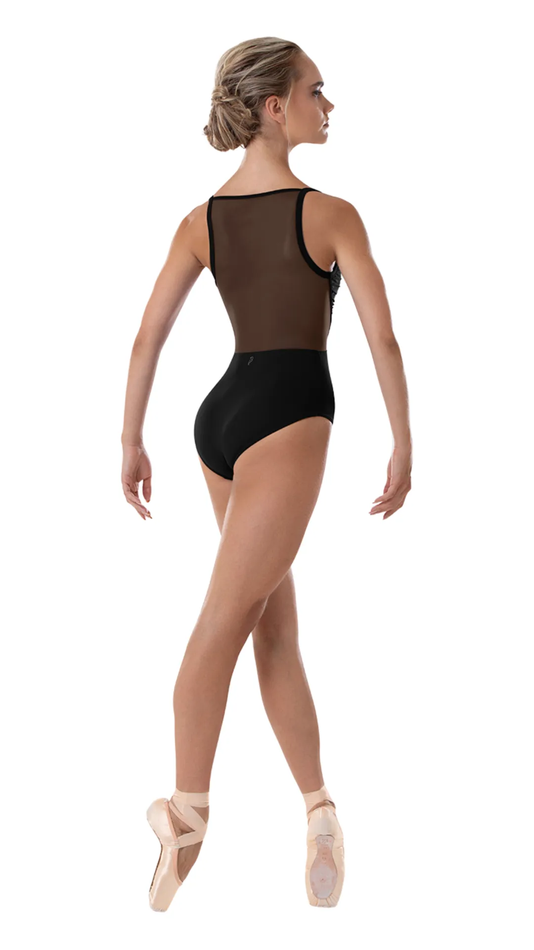 Mesh Back Cami Leotard L4157B