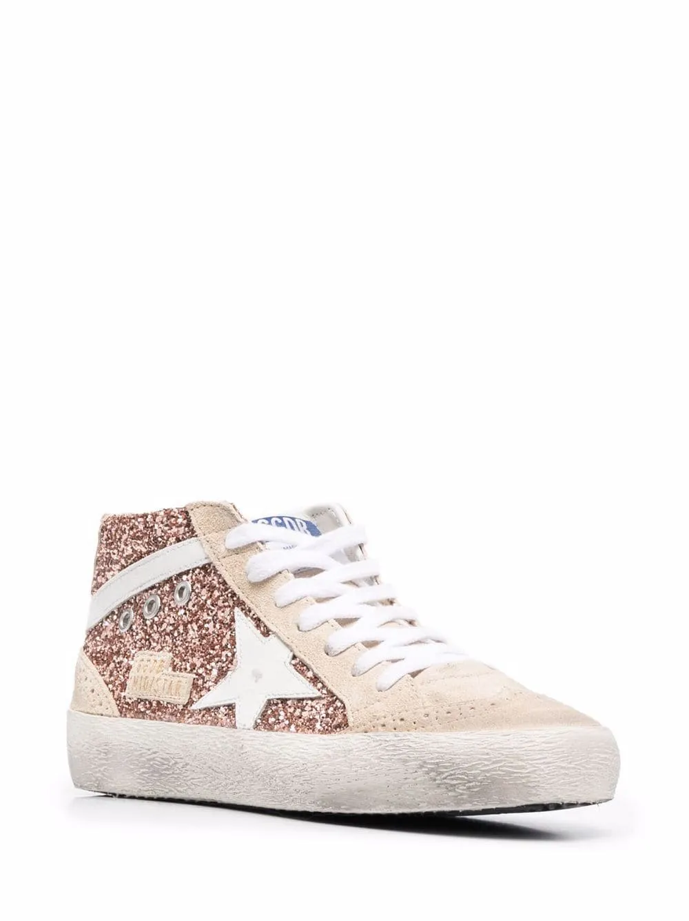 Mid Star glitter sneakers