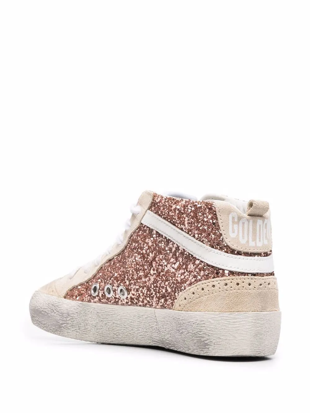 Mid Star glitter sneakers