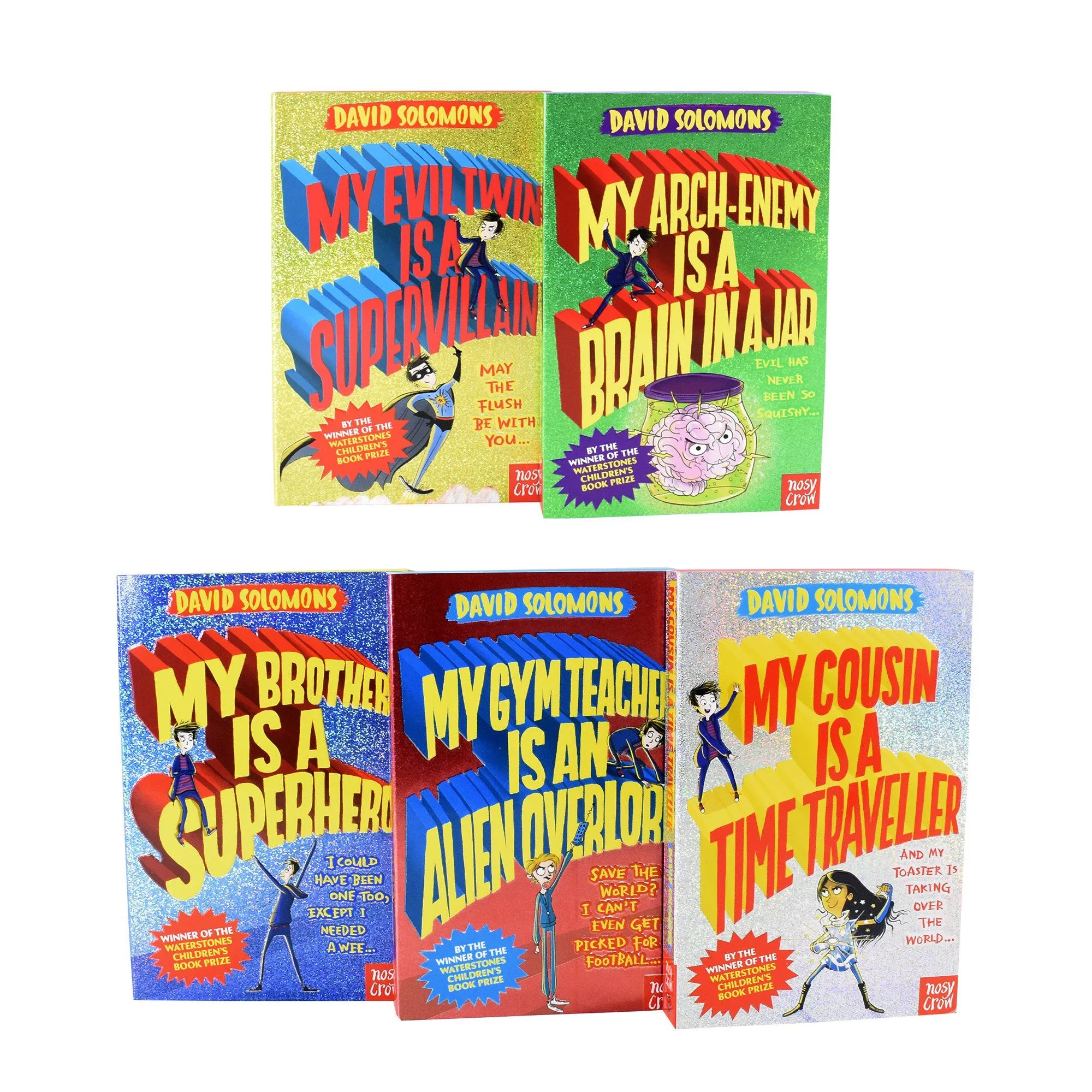 My Brother is a Superhero Series 5 Books Collection By David Solomons - Ages 9-14 - Paperback