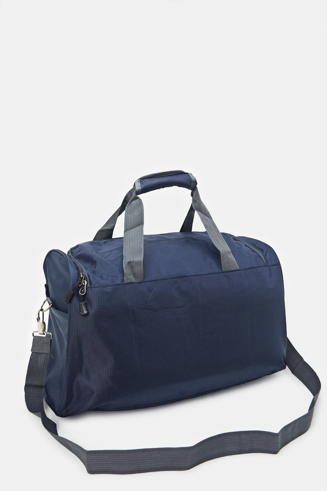 Navy Plain Duffle Bag