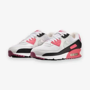 Nike Women's Air Max 90 White Light Silver Aster Pink DH8010-105