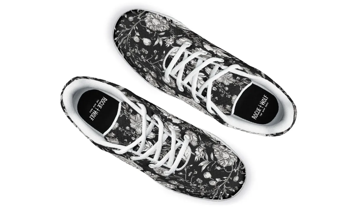 Noir Bouquet Athletic Sneakers - Light Breathable and Comfortable Sports Shoes with Anti-Slip Soles