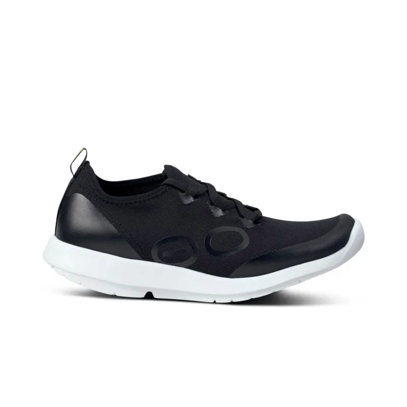 OOFOS Women's OOmg Sport LS Low - White & Black