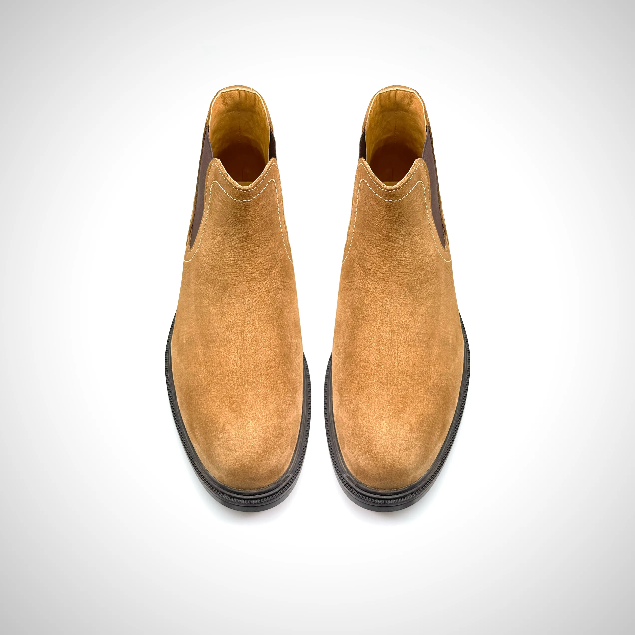 Oro - Chelsea suede leather boots for men