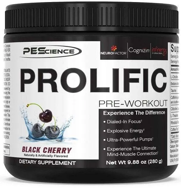 PEScience Prolific, Black Cherry - 280 grams