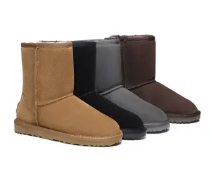 Premium Australian Sheepskin Boots Unisex Short Classic Plus