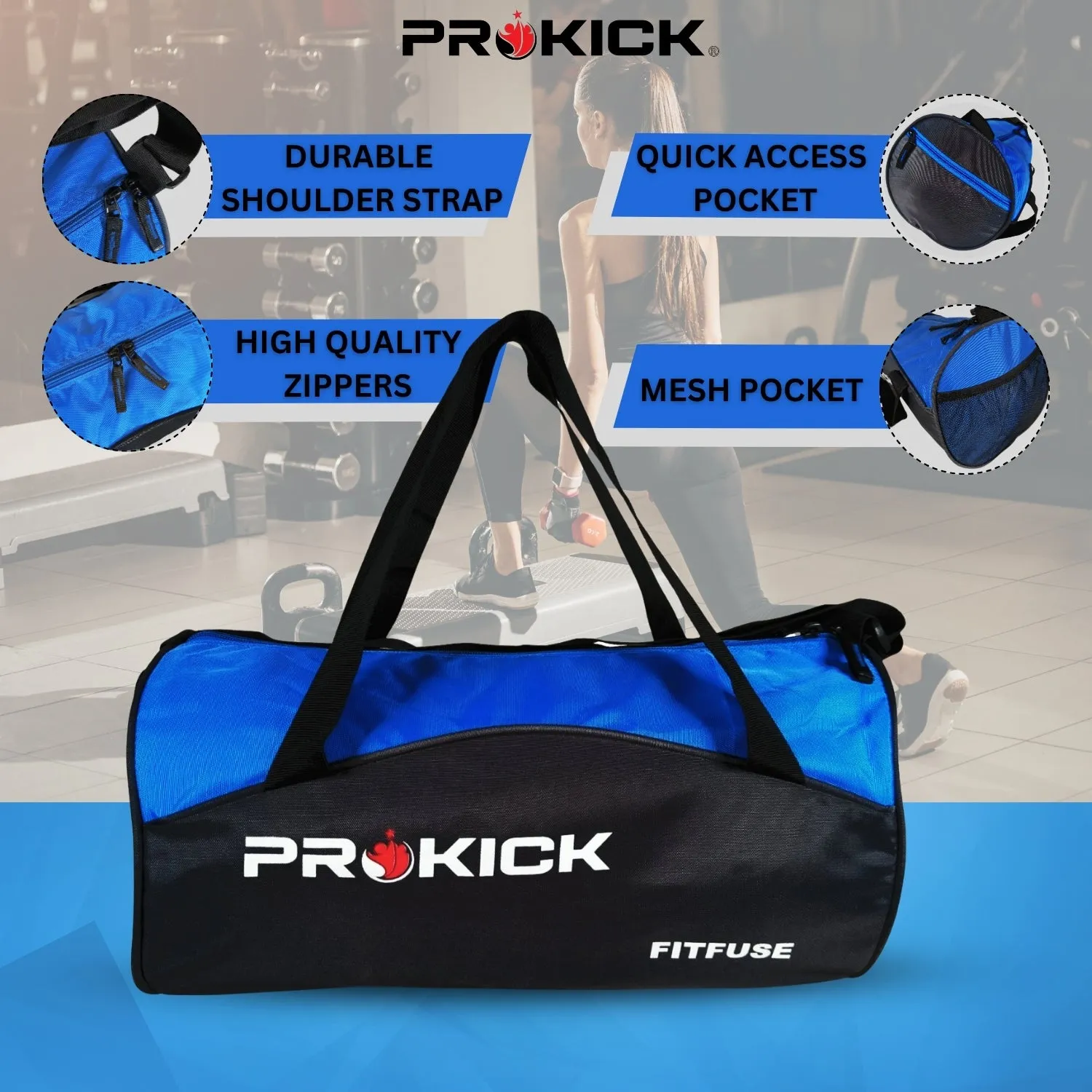 Prokick Fitfuse Gym Bag