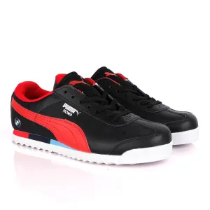 Puma Roma BMW Motor Sport Black Red Sneakers