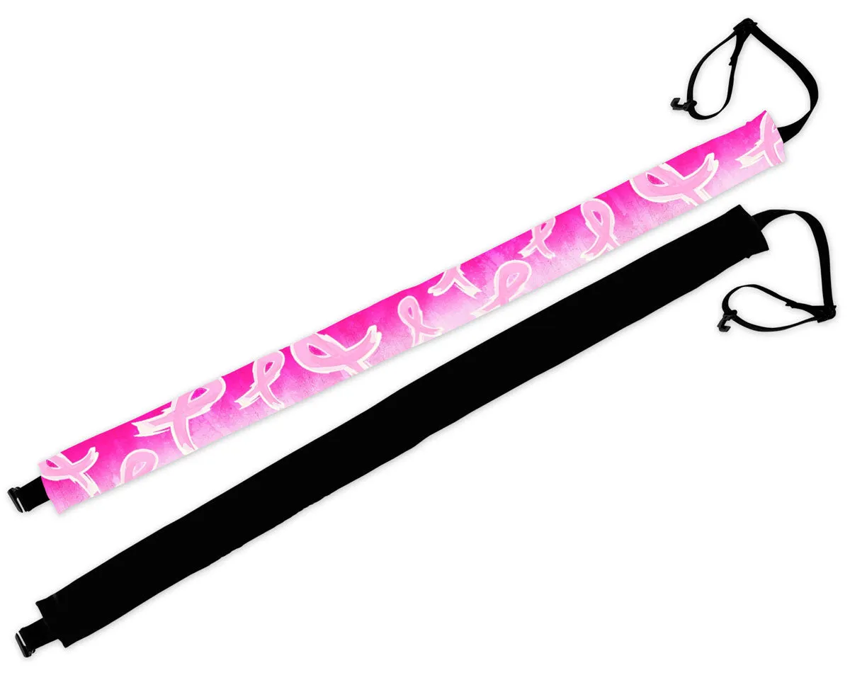 RAVEbandz Adjustable Headbands - (Flying Breast Cancer)