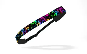 RAVEbandz Adjustable Headbands - (Paint Splatter)