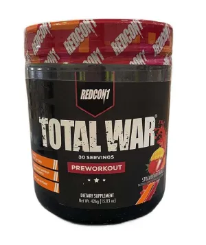 Redcon1 Total War - Preworkout, Strawberry Mango - 426 grams