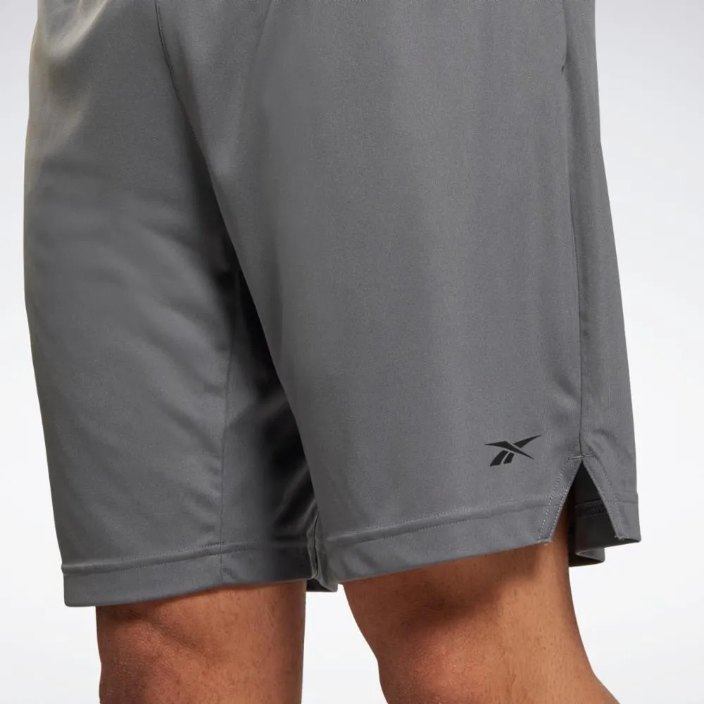 Reebok Apparel  Men's Wor Comm Knit Short Reebok Training App Men Grey Reg