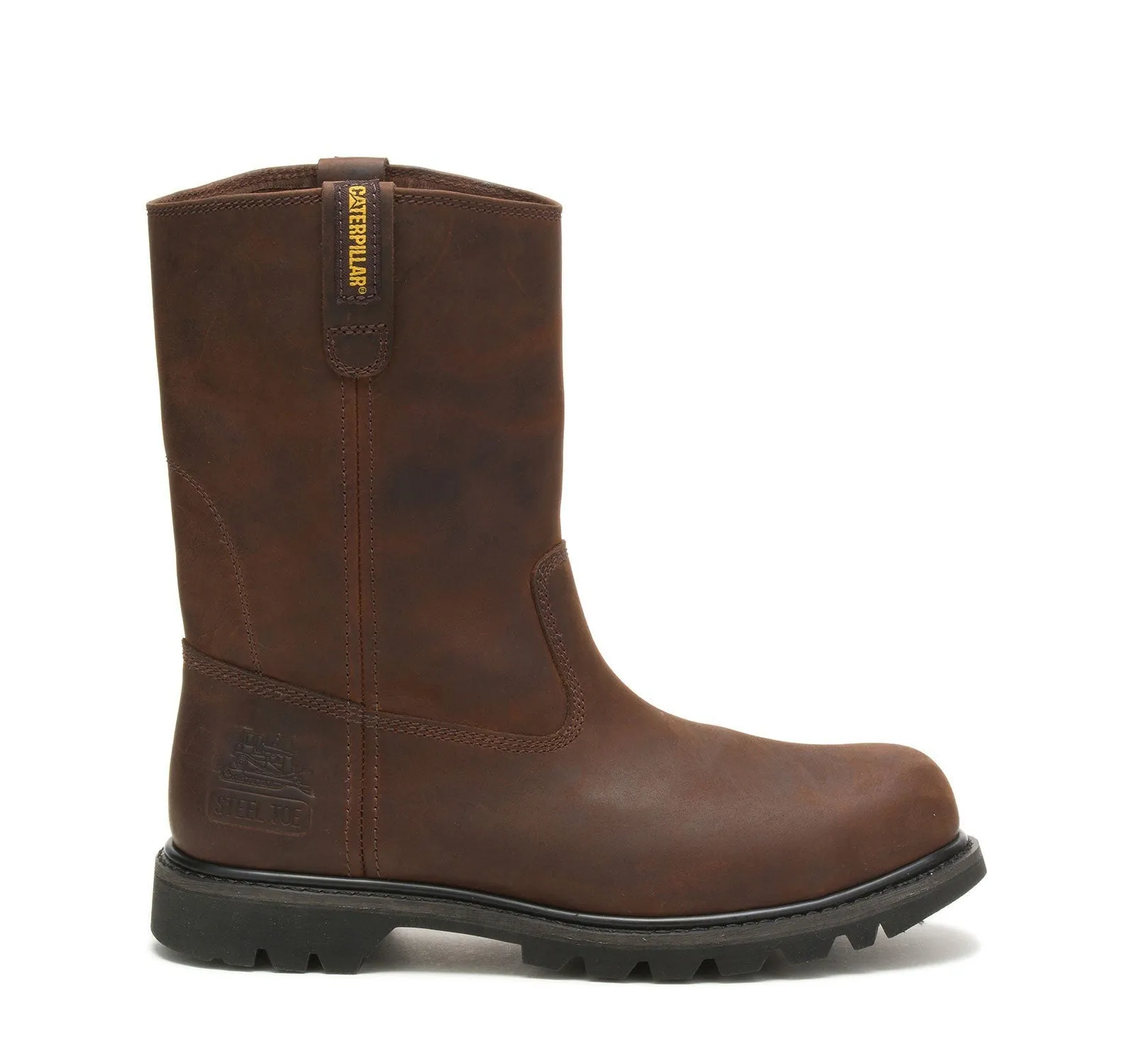 Revolver Steel-Toe Work Boot Dark Brown