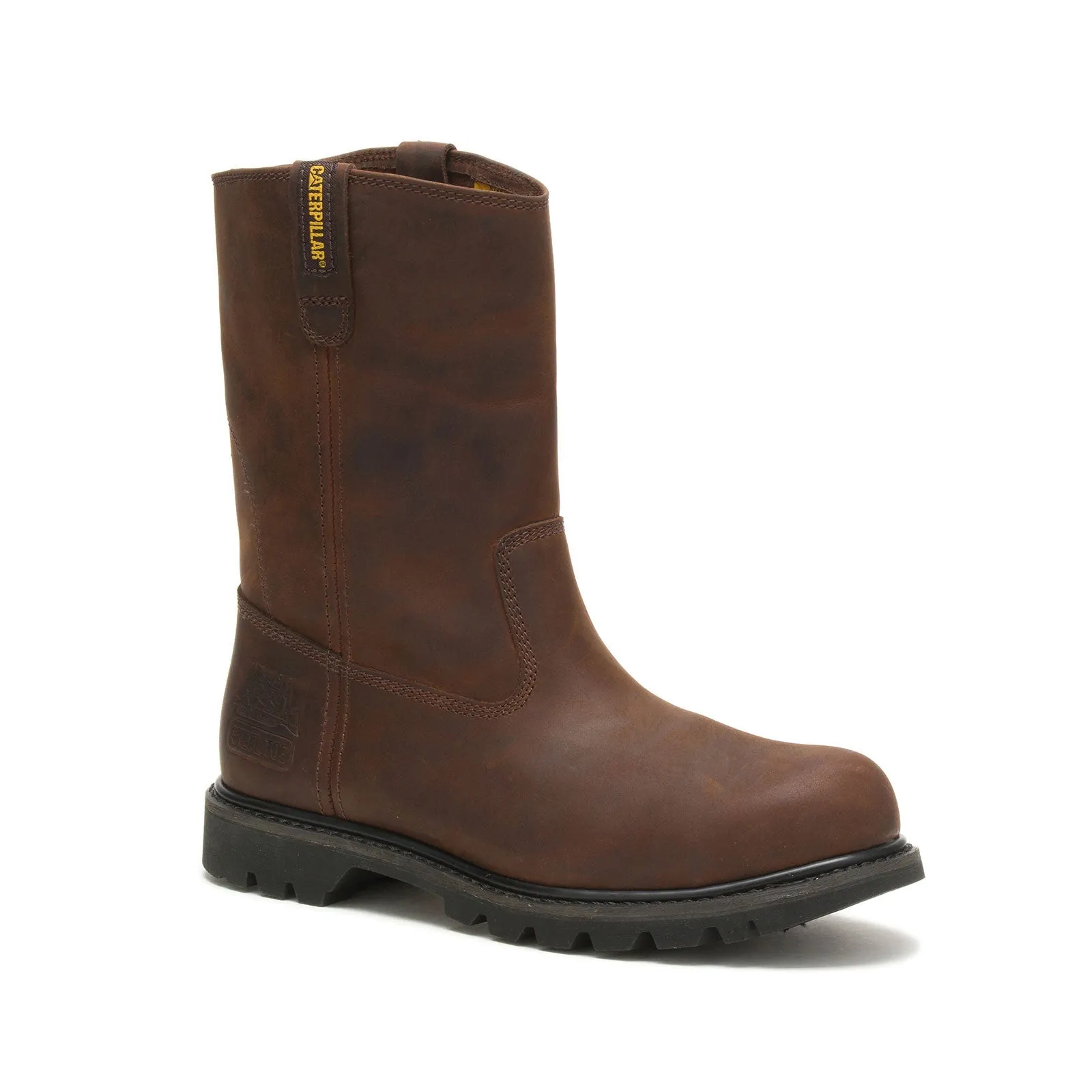 Revolver Steel-Toe Work Boot Dark Brown