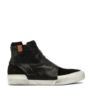 Rochelle Black Mid Sneakers