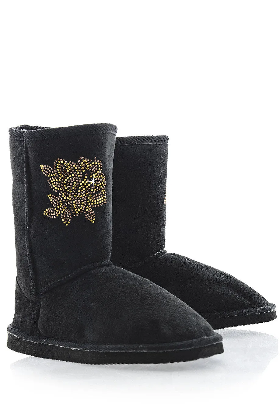 ROSY Black Suede Boots