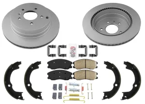 Rr Improved Performance Disc Brake Rotors Pads Shoes for Chevrolet Equinox 07-09