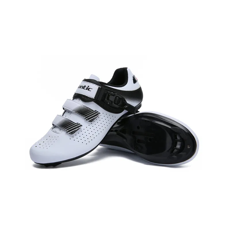 Santic LongMarch White Men & Women Road Cycling Shoes