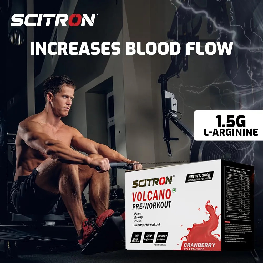 Scitron Volcano Pre-Workout - (Cranberry)