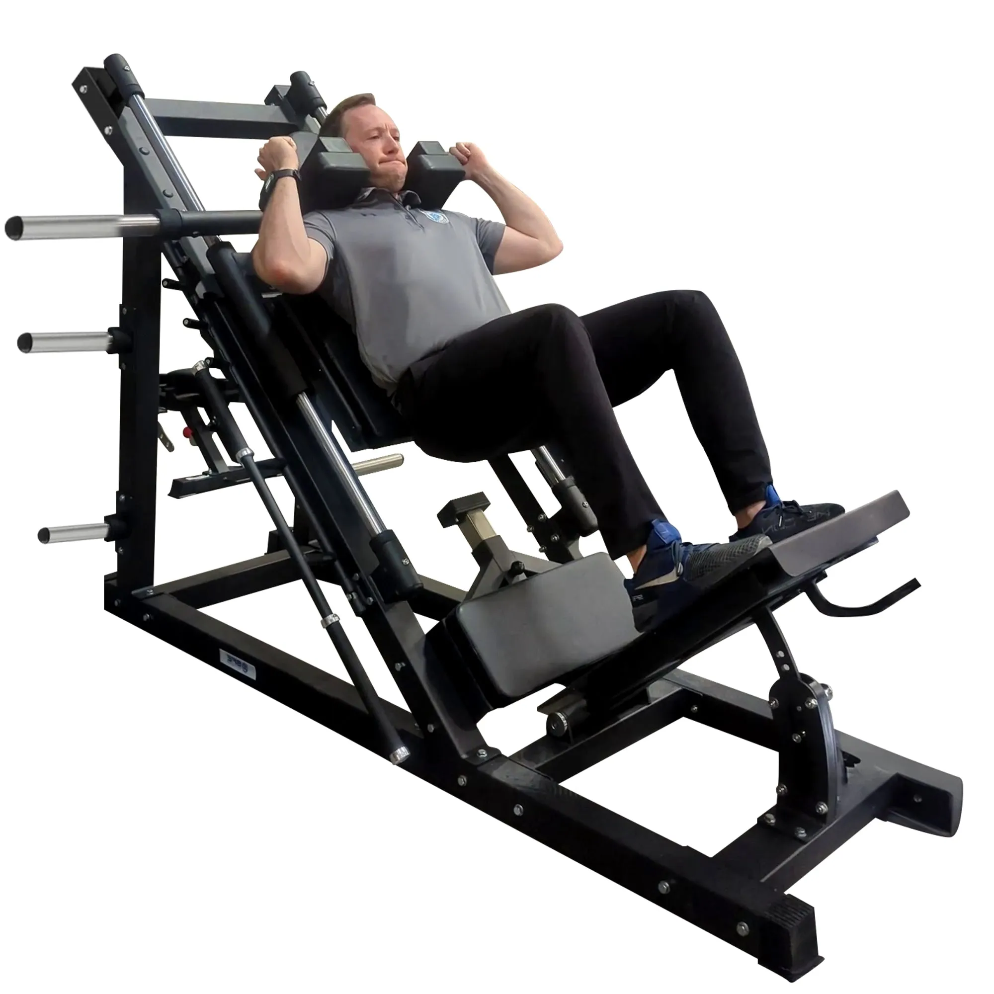 SFE Commercial 45 Degree Plate Loaded Leg Press Hack Squat Combo (New)