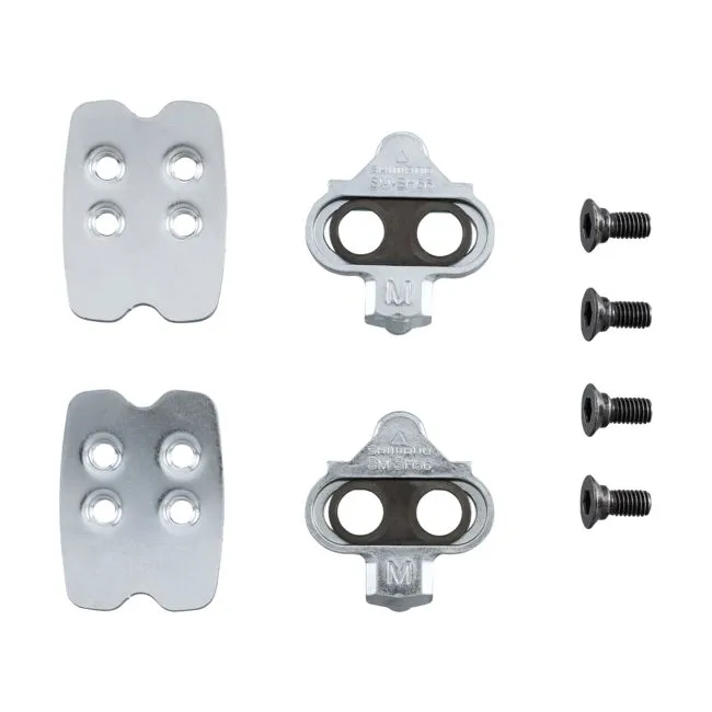 SHIMANO SM-SH56 SPD Multi-Release Silver Cleats 4 deg