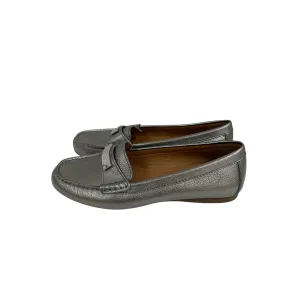 Shoes Designer By Coach In Silver, Size:6