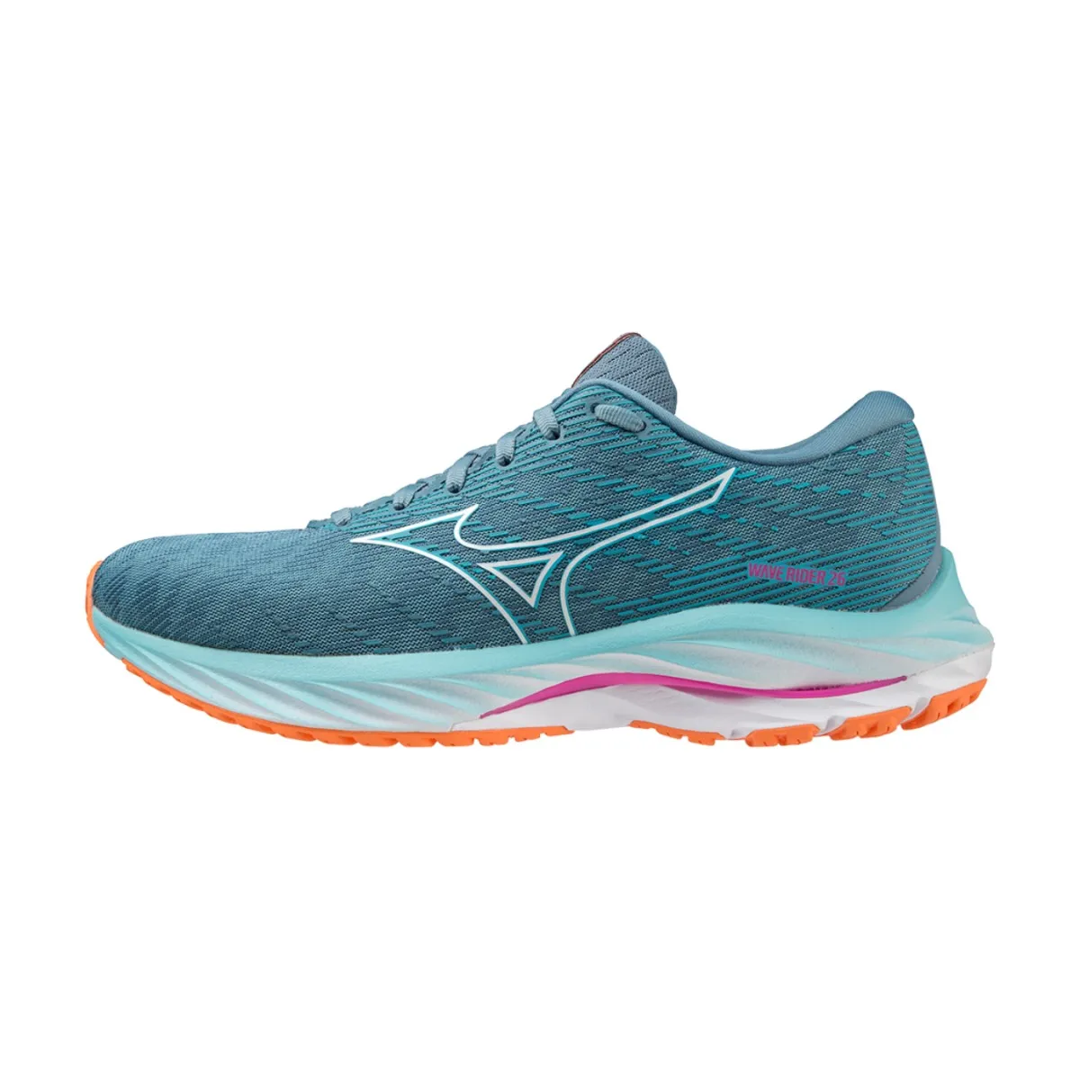 Shoes Mizuno Wave Rider 26 Blue Orange  Women