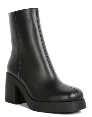 Sins Collar High Ankle Platform Boots