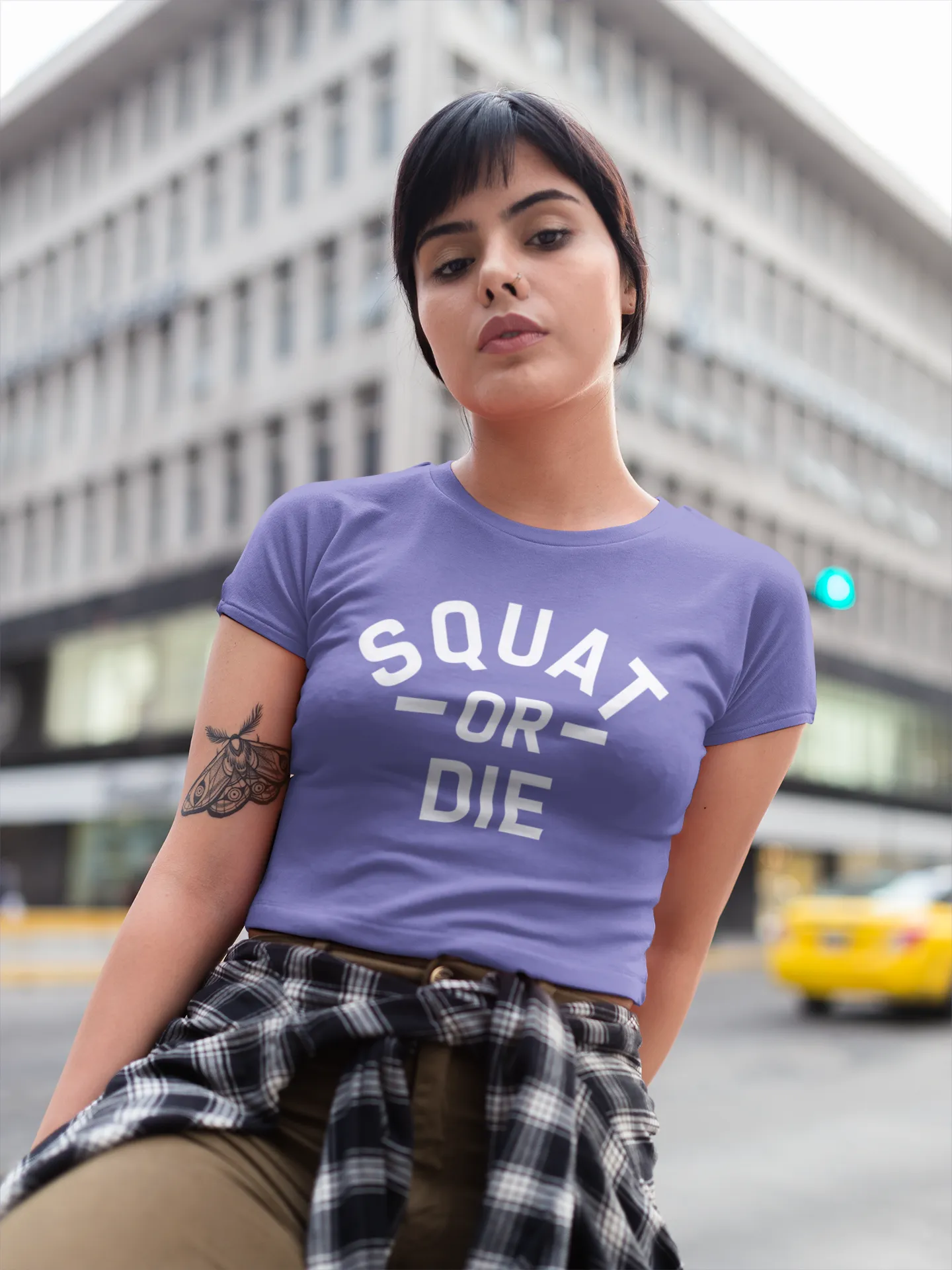 SQUATS OR DIE Crop Top