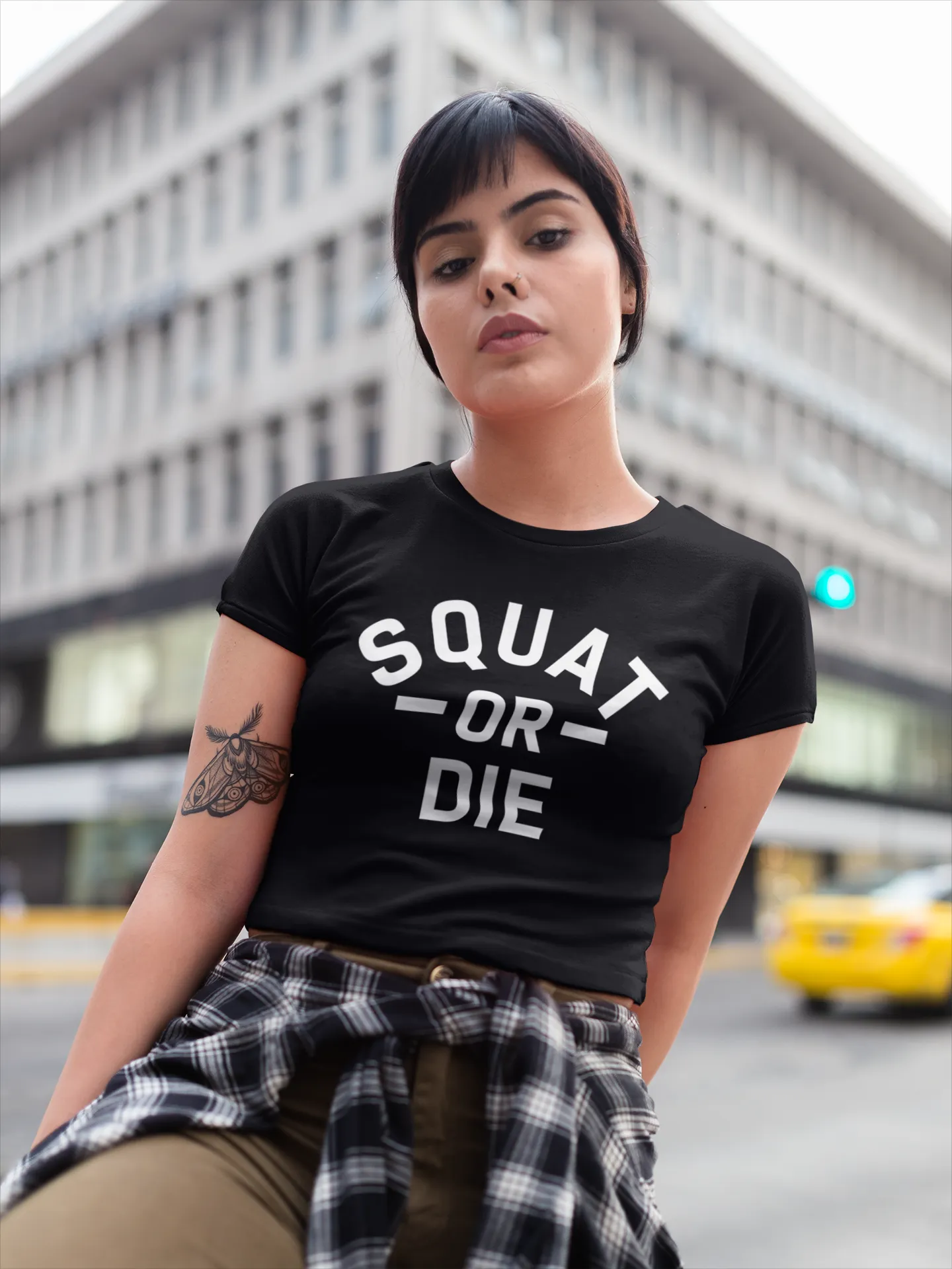 SQUATS OR DIE Crop Top