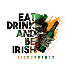 St. Pattys Collection White T-Shirt (Eat drink)