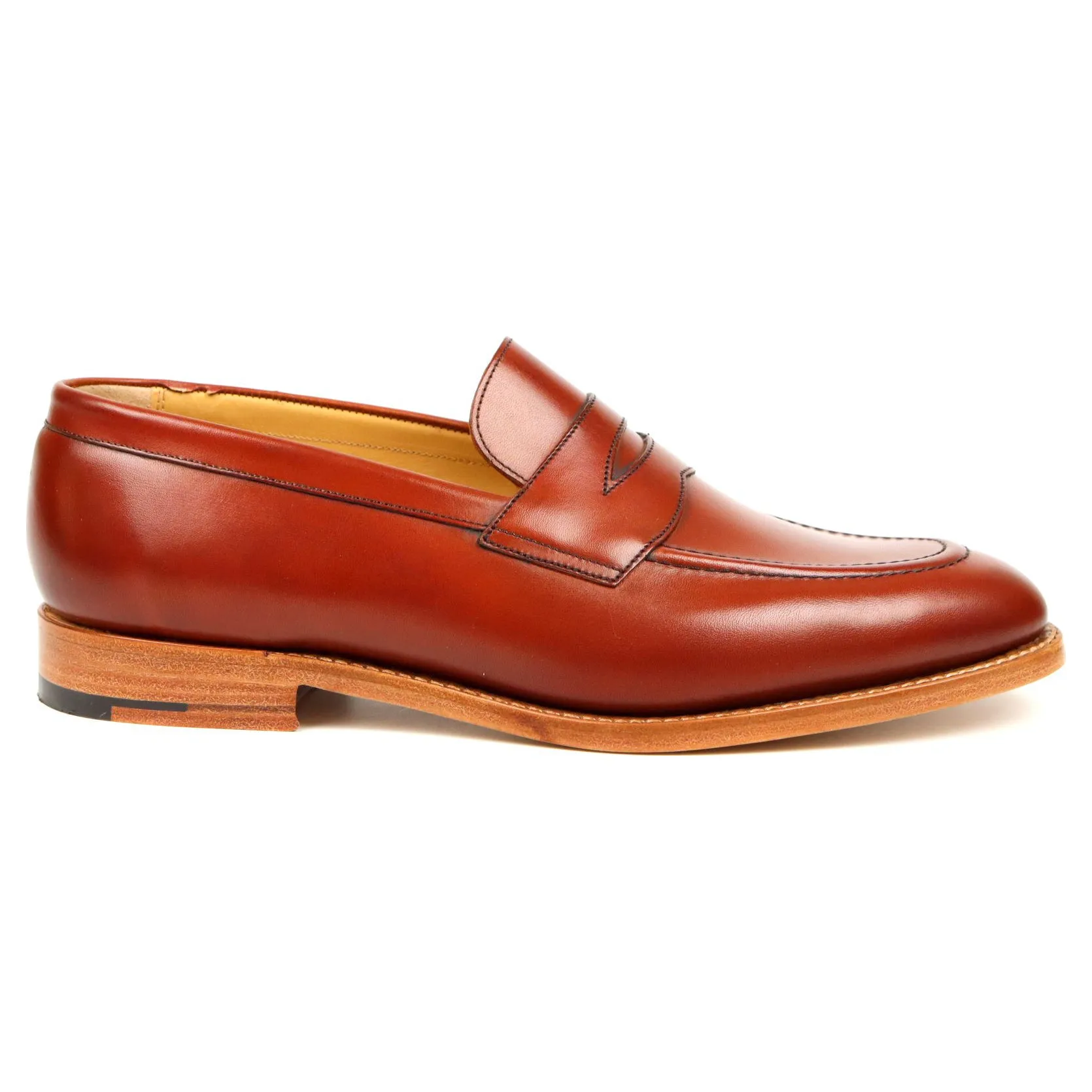 Tan Brown Leather Loafers UK 6.5 / UK 7