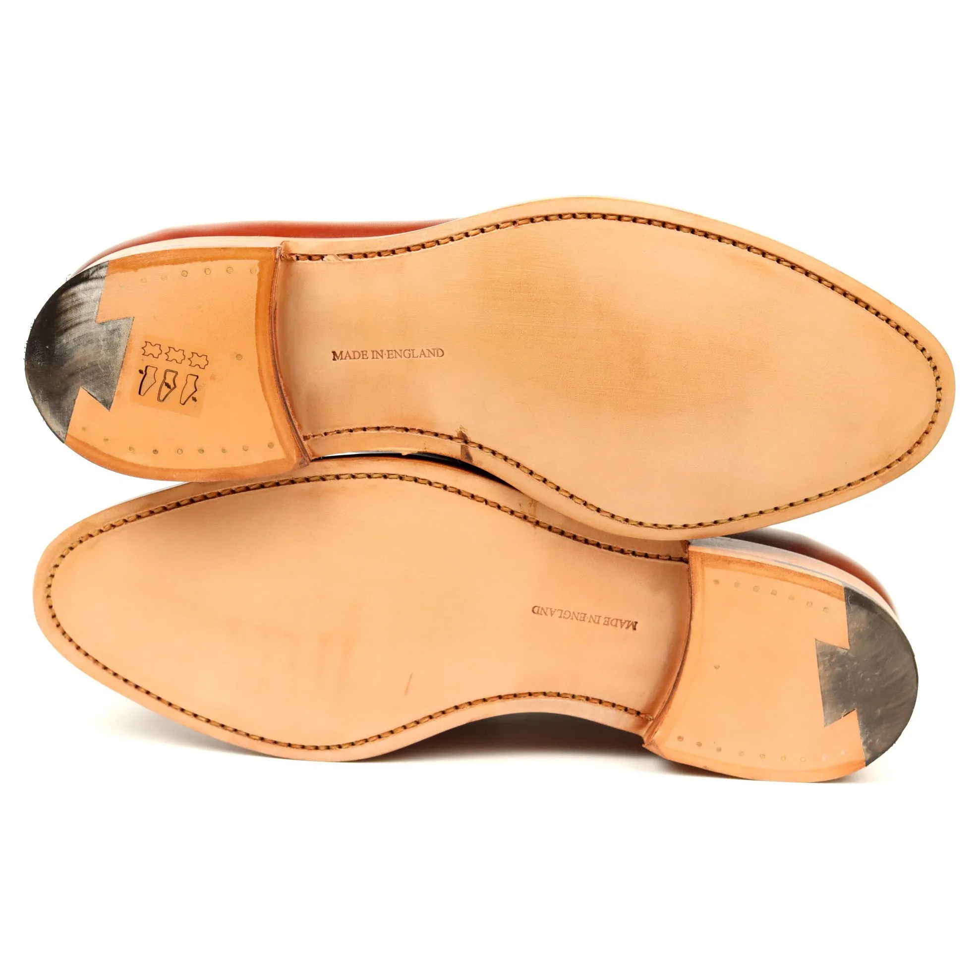 Tan Brown Leather Loafers UK 6.5 / UK 7