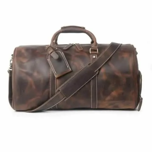 The Dagny Explorer | Luxury Leather Weekend Duffle Bag