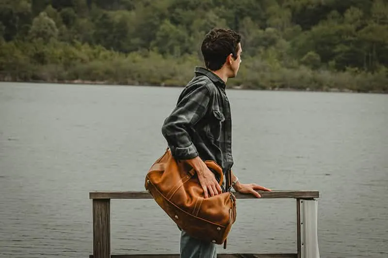 The Dagny Explorer | Luxury Leather Weekend Duffle Bag