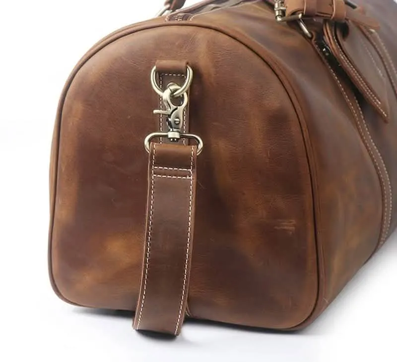 The Dagny Explorer | Luxury Leather Weekend Duffle Bag