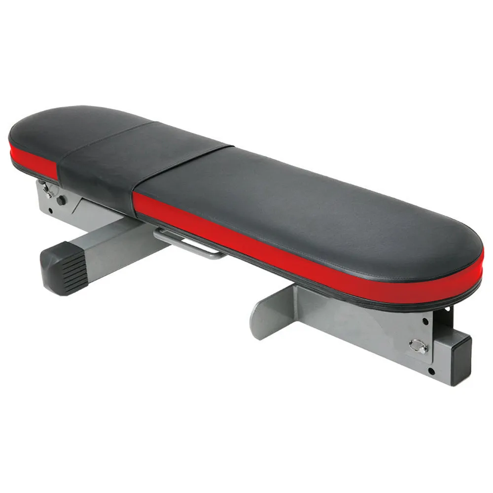 TnP Accessories Folding Flat Weight Bench - Black Red