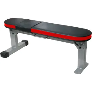 TnP Accessories Folding Flat Weight Bench - Black Red