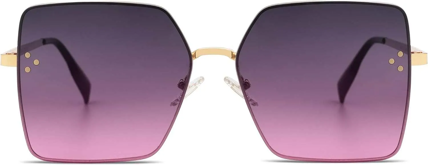 Trendy Oversized Square Sunglasses for Women